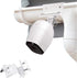 Wasserstein Weatherproof Gutter Mount for Arlo Cameras, White, 360-Degree Swivel, Easy Installation