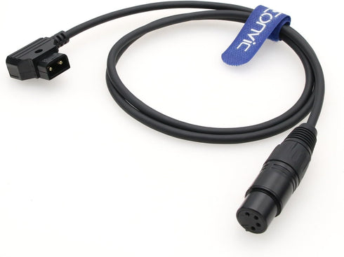 Eonvic F55/F5 GH4-YAGH 4-Pin (Straight-1M) Power Cable for Sony Venice Panasonic Camera Monitor DSLR Camcorder D-Tap