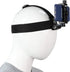 Head-Mounted Mobile Phone Holder, First-Person View Video Outdoor Live Shooting Bracket with Phone Clip (4"-7") for