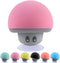 acoolstore Mini Mushroom Bluetooth Speaker Wireless Suction Cup Portable Smart Speaker Waterproof Bathroom