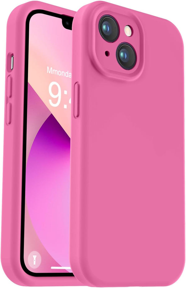 Vooii Pitaya iPhone 13 Case: Liquid Silicone, Shockproof, Camera Protection, Soft Anti-Scratch Microfiber Lining, 6.1