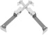 Angoily 2pcs Adjustable Tip Device for Flat Screen Tvs Bracket Easy Install Tv