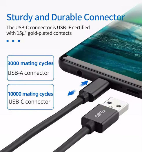 17 16 15 USB-A to USB-C Media Carplay, Android Auto, Navigation & Charger Cable Cord Wire for Samsung Galaxy/Note