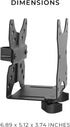 HumanCentric Thin Client Mount Bracket for Mini PC or Computer, VESA Monitor Arm, Pole, Under Desk, or Surface