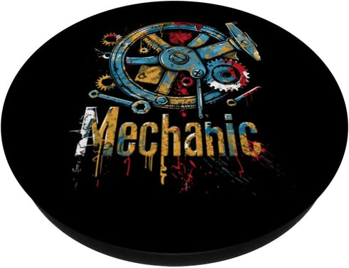 Mechanic: a retro design for mechanics and handyman PopSockets Standard PopGrip