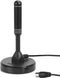 August HDTV Antenna - DTA240 - Indoor/Outdoor Portable Digital Aerial with Magnetic Base