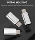 Lightning Female to USB C Male Adapter (3 Pack) for Galaxy S22 Ultra, S20, S21, S9, S10, Note, Pixel, LG, Apple
