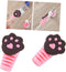 OSALADI 10 Pcs Charger Cable Protector, Cute Mobile Cord Cover for Phone Charger Cable Ends, Pink Savers