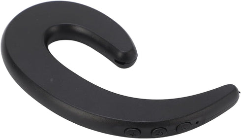 Wireless Bone Conduction Headset, Bluetooth 4.2 Ear-Hook Stereo Earphones with Mic for iPhone (Black)