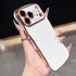 IDweel 17 for iPhone Pro Max Case for Women Girls, Luxury Cute Wave Frame Curly Shape with Love Heart Raised Camera