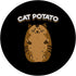 Cat Potato Cute Fat Feline Animal Potato Cat Lover Pun Humor PopSockets Standard PopGrip