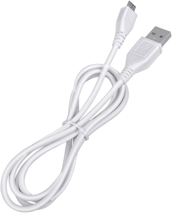 J-ZMQER 5ft White Micro USB Power Charging Cord Cable Lead Compatible with Sound