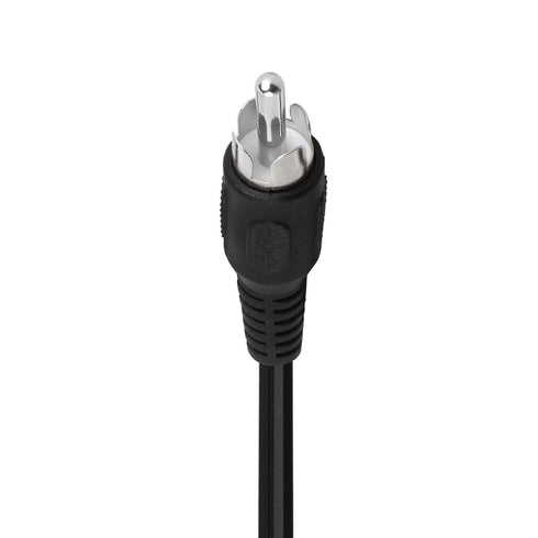Cmple - One RCA Mono Male to Two RCA Stereo Female Y-Cable, Speaker Splitter Adapter