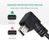 (6Inch, 3-Pack) Herfair Dash Cam Cable Right Angle USB to Mini USB Cable Power Charger Cord for Dashcam, Dashboard