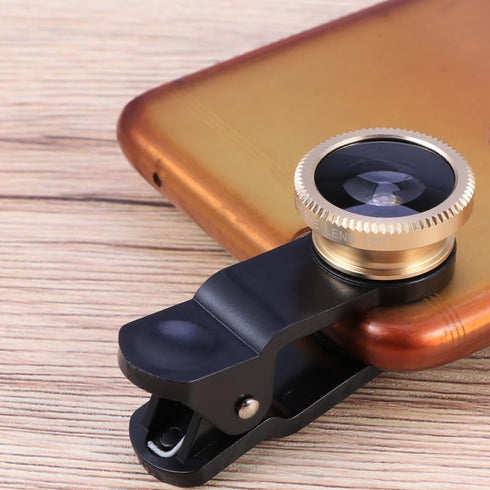 ibasenice 3 1 in Phone Camera Lens Kit Clip-on Wide Angle Macro Fisheye Lens for Smartphones Compatible with iPhone