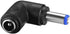 uxcell 5Pcs 90 Degree Angle DC Power Connector Adapter 5.5mmx2.1mm Male Plug to Female Jack Coupler for Laptop CCTV
