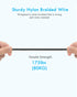 Multi Charging Cable 5 in 1, 2 Pcs 4FT USB C/A Multi Charger Cable to Type-C/Micro USB Port, Nylon Braided USB C