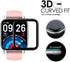 3 Pack Compatible with Popglory P66 1.85'' Smartwatch Screen Protector Film for P66 1.85 inch Smart Watch Screen Protectors Foils 3D Full Coverage Screen Cover Anti-Scratch