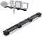 UTEBIT 11 inch Flash Bracket, Long Dual Camera Mount Extension Bar with 1/4“ Hot Shoe for Camera/LED Light