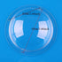 Ricrrover Clear Acrylic Flange - 3.15inch/80mm with 4 Holes, Indoor/Outdoor CCTV Dome Camera Cover
