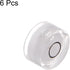 HARFINGTON 4pcs Round Bubble Level 15x6mm Mini Circular Bullseye Spirit Levels for Leveling Camera Tripod Telescope