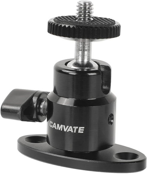 CAMVATE Mini Ball Head 1/4"-20 with Ceiling Mount for CCTV & Video Wall Monitors - 1991