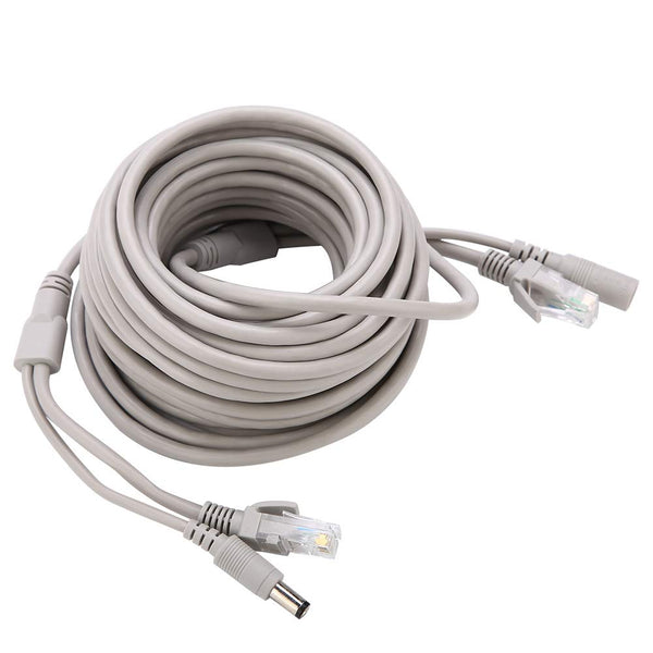 Dioche CCTV Cable, 10M AHD Video Power Cable for CCTV Security Camera Surveillance System