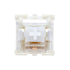 Gateron KS-9 20 Pack White Switches, 3-pin White-Shell for Mechanical Keyboards, Supporting SMD RGB Light