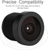 CCTV Camera Lens, 2.1mm 150 Wide Angle M12*0.5 IP Camera Lens for 1/3'' & 1/2.9'' CCD Chips