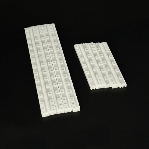 Gracilaria 20PCS 0.5 (20, 63x7x4mm/125x7x4mm) RC Toy Module Plastic Gear Rack Connecting Rod Pinion Transmission Rod