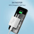 20W USB-C Power Adapter Fast Charger Block, Portable Travel Wall Plug for iPhone, Samsung Galaxy Charging Cube