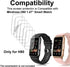 Screen Protector Compatible with Bestinn 1.47" and Mindrose H80 1.47” smartwatch, Soft TPU, 6 pieces, Bubble Self-healing