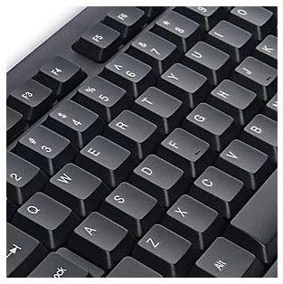 Verbatim Slimline Wired Keyboard and Mouse Combo, USB Plug-and-Play, Full-Size Computer Keyboard, Black