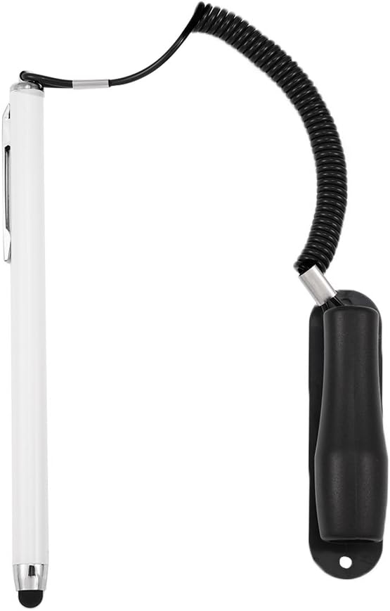 2Pcs Stylus Pen, Universal Capacitive Touch Screen Stylus with Spring Rope Fixing Base for Mobile Phone