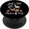 Just A Girl Who Loves Chickens Goats - Animal Farm Farmer PopSockets Standard PopGrip