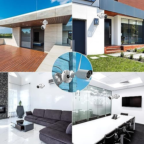 (New Upgrade) Security Camera Junction Box, Universal IP Camera Mount, Metal Aluminum Waterproof Security Camera Bracket
