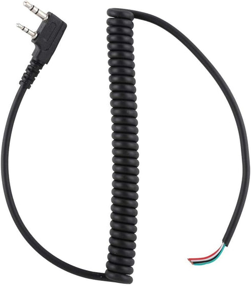 Walkie Talkie Speaker Cable, Speaker Mic Cable for Baofeng UV5R