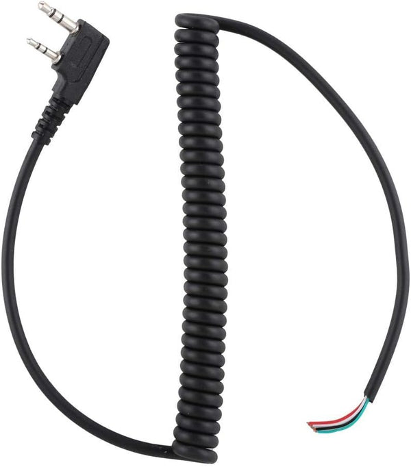 Walkie Talkie Speaker Cable, Speaker Mic Cable for Baofeng UV5R
