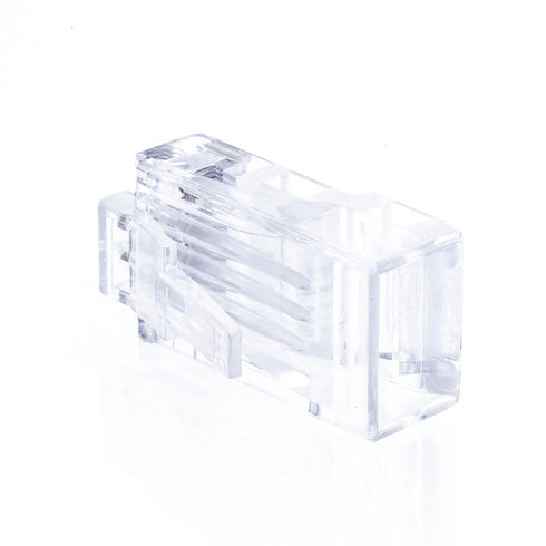Cat5e RJ45 Modular Plugs, 8P8C UTP Ethernet Crimp Connectors, Gold-Plated Contacts (100 Pack)