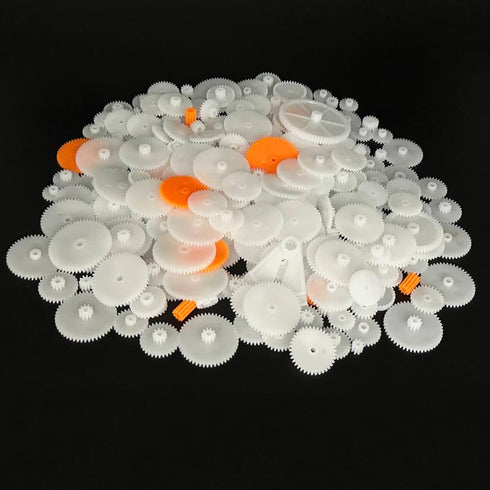 Gracilaria 272PCS (272) Toy Plastic Gear Toy DIY Gear Kit for RC Car Truck Robot Boat DIY Model Toy Electric Motor Gear