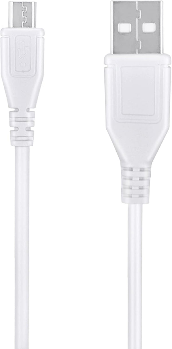 Digipartspower 5ft White Micro USB Data Cable PC Laptop Cord for Handycam