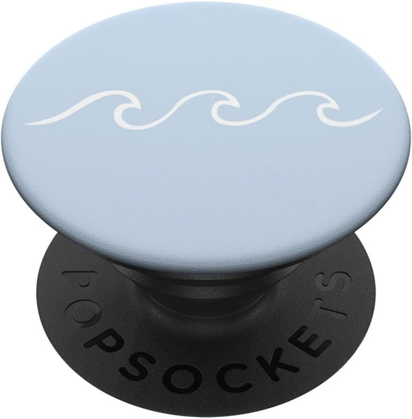 Aesthetically Pleasing Beach Japanese Wave Minimalist Surf PopSockets Standard PopGrip