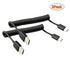 Seadream 2Pack Coiled Type-C USB C Cable, Coiled USB C to USB 2.0 A Male Charger Cable for Galaxy S21 S20 S10 S9 S8,