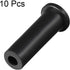 uxcell 10pcs 10-6mm PVC Strain Relief Cord Boot Protector 39mm for Power Tool Black