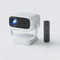 FXiaoy Portable WiFi Bluetooth Projector, 4K Support Smart Mini Projector with Rotatable Stand,
