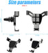 Car Air Vent Phone Mount Upgrade Military Gravity Holder with Clip, Auto-Lock Cell Mobile Phone Hands Free Cradle