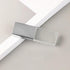 HOPAS New Crystal Transparent Rectangle Genuine USB Flash Drive Wedding Gift Pen Drive,Silver