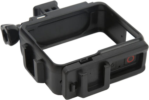 Fydun ABS Action Camera Housing Frame Case for Insta360 One R RS with Cold Shoe Bracket Accessories