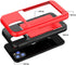 iPhone 12/12 Pro Case with Card Holder, Credit Card Slot Protective Wallet Cover Case - Purple