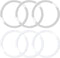 6 Pcs Universal Metal Rings Sticker for Magsafe Magnetic Charger iPhone 15 14 13 12 Pro Mini Max Galaxy, Ultra-Thin